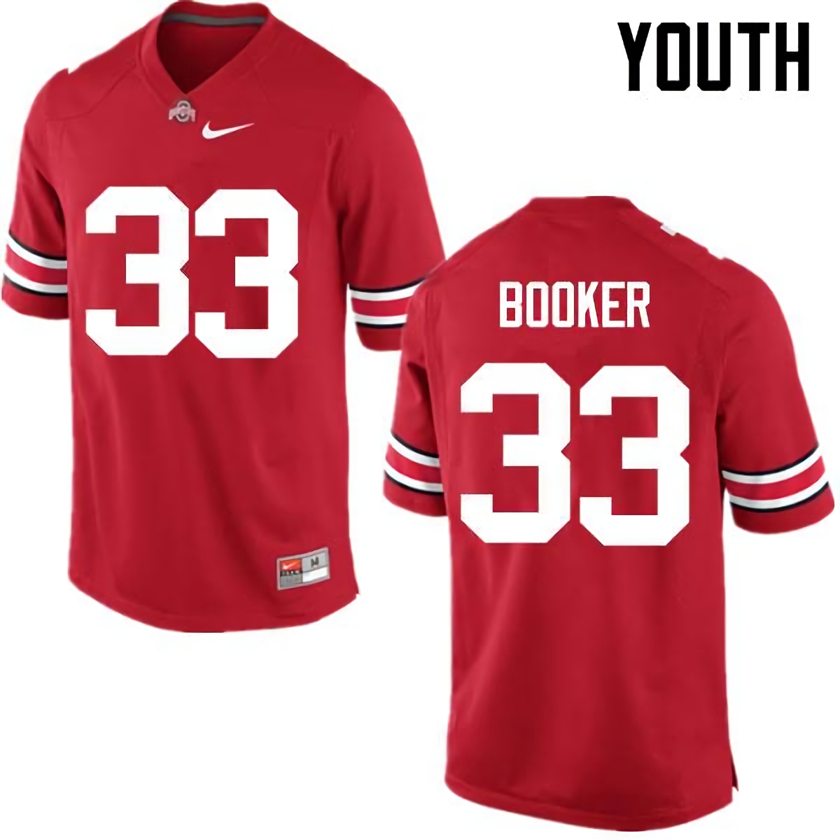 Dante Booker Ohio State Buckeyes Youth NCAA #33 Nike Red College Stitched Football Jersey JUQ3456NW
